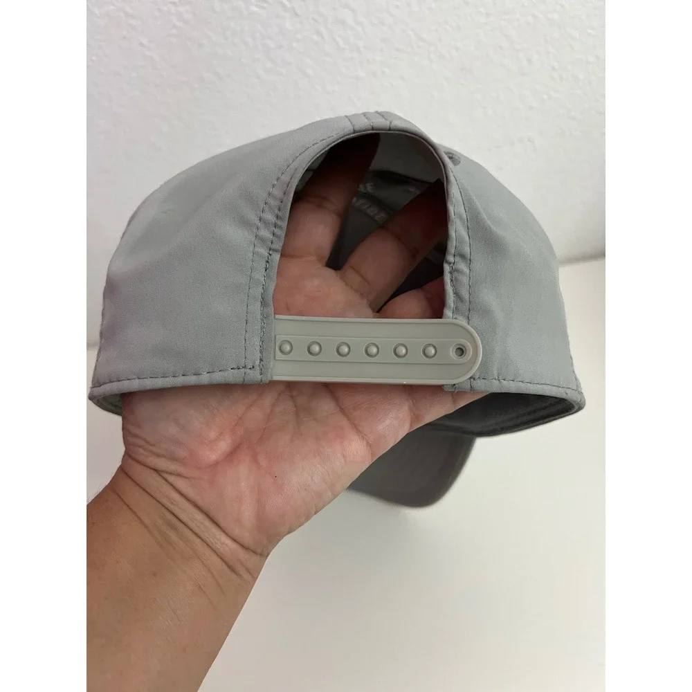 EA Sports Sportiqe Gray Rope Hat Snapback Golf Baseball Cap Mens Adjustable